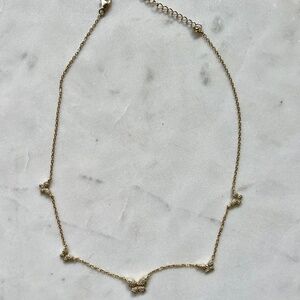 Adina Eden Jewel Five Butterfly Necklace